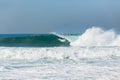 Surfer Surfing Inside Wave Royalty Free Stock Photo