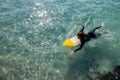 Surfer surfing in the sea Royalty Free Stock Photo