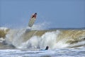 Surfer wiping out Royalty Free Stock Photo