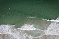 Surfers beach in summer time