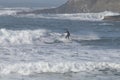 Surfers at Cape Kiwanda During the King Tide of February 2020