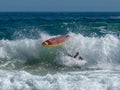 Surf Rolling Retro - the worlds longest running Retro surfboard event based in Llandudno, Cape Town, South Africa Royalty Free Stock Photo