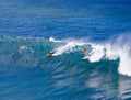 Surfers in Maui, Hawaii Royalty Free Stock Photo