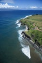 Surfers at Maui, Hawaii. Royalty Free Stock Photo