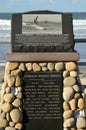 Surfers Memorial at Tourmaline Canyon Surfing Park San Diego California