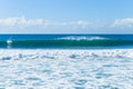 Surfers Ocean Waves Royalty Free Stock Photo