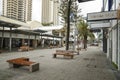 Coronavirus lockdown empty streets Cavill Mall, Surfers Paradise, Gold Coast Australia