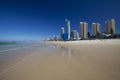 Surfers Paradise Beach on the Gold Coast