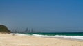 Surfers Paradise. City view, beach, Gold Coast, Queensland, Australia. Royalty Free Stock Photo