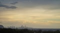 Surfers Paradise. City view, Sunset,  Gold Coast Queensland Australia. Royalty Free Stock Photo