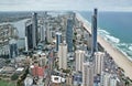 Surfers Paradise, Gold Coast, Queensland, Australia. Aerial view