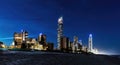 Surfers Paradise skyline at night. Royalty Free Stock Photo