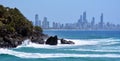 Surfers Paradise Skyline -Queensland Australia Royalty Free Stock Photo