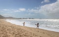 Surfers at Praia Mole Mole Beach - Florianopolis, Santa Catarina, Brazil