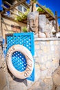 Surfers only sign,anchor point,Taghazout surf village,agadir,morocco Royalty Free Stock Photo