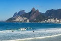 Surfers waiting for the perfect wave. Wonderful places in the world for s