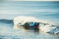 Surfers and Waves at Bells Beach, Australia Royalty Free Stock Photo