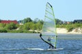 Surfing activity at the bay