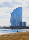 Surfing in Barcelona