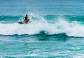 Surfing at Barcelona