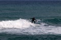 Big Wave Surfing in the Mediterranean Sea in Israel