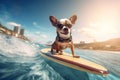 Surfing Chihuahua: Tiny Dog, Big Waves, and Endless Smiles - Generative AI