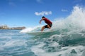 Surfing Cutback Royalty Free Stock Photo