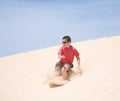 Surfing a dune