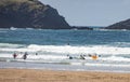 Surfing Fistral Beach