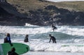 Surfing Fistral Newquay
