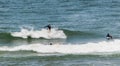 Surfing in mundaka, Spain