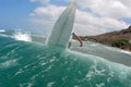 Surfing off the lip