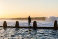 Surfing Rider Waves Tidal Pool Jump