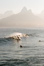 Surfing in Rio de Janeiro Royalty Free Stock Photo