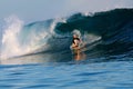 Surfing Samoa Royalty Free Stock Photo