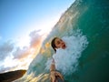 Surfing Selfie Royalty Free Stock Photo