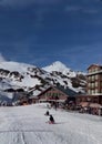 surfing in the snow is very fun in the European nature of Switzerland