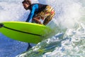 Surfing SUP Close-Up Royalty Free Stock Photo