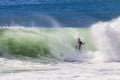 Surfing Surfer Crashing Wave Royalty Free Stock Photo