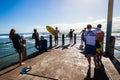 Surfing People Waves Pier