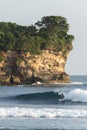 Surfing at Watu Karung, Java, Indonesia