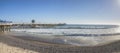 Surfing zone at the beach in San Clemente, Orange County, California