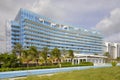 Surfside Florida buildings on the beach Royalty Free Stock Photo