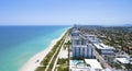 Surfside Miami Florida. Ocean front residences. Royalty Free Stock Photo