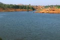 Surgana Lake in Dist. Nashik, Maharshtra, India Royalty Free Stock Photo
