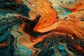Surge Fluid Cascading Texture Abstract Background With Generative AI