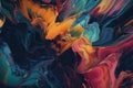 Surge Fluid Cascading Texture Abstract Background With Generative AI