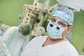 Surgeon doctor in surgery operation room Royalty Free Stock Photo