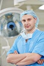 Surgeon doctor in surgery operation room Royalty Free Stock Photo