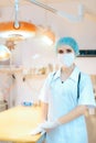 Female Doctor in Surgery Operating Hospital Room Royalty Free Stock Photo